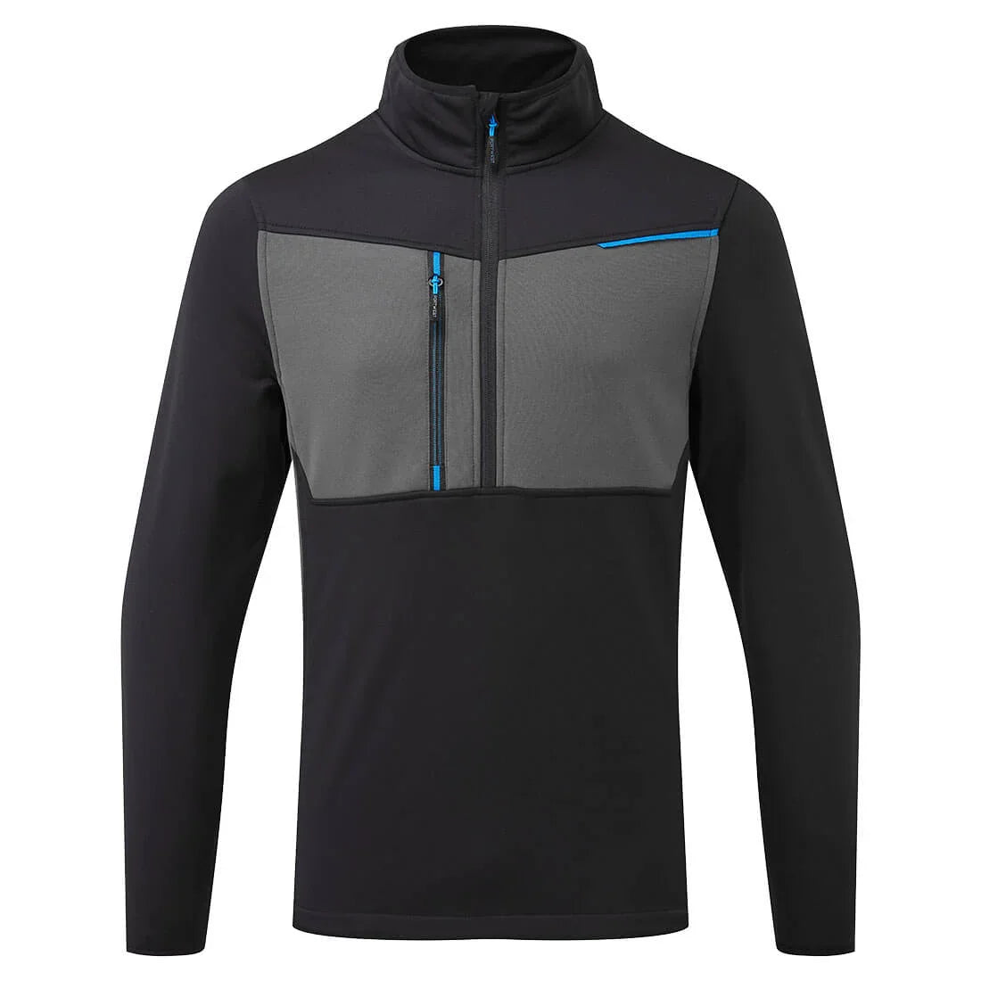 Portwest T755 WX3 Half Zip Tech Fleece Black