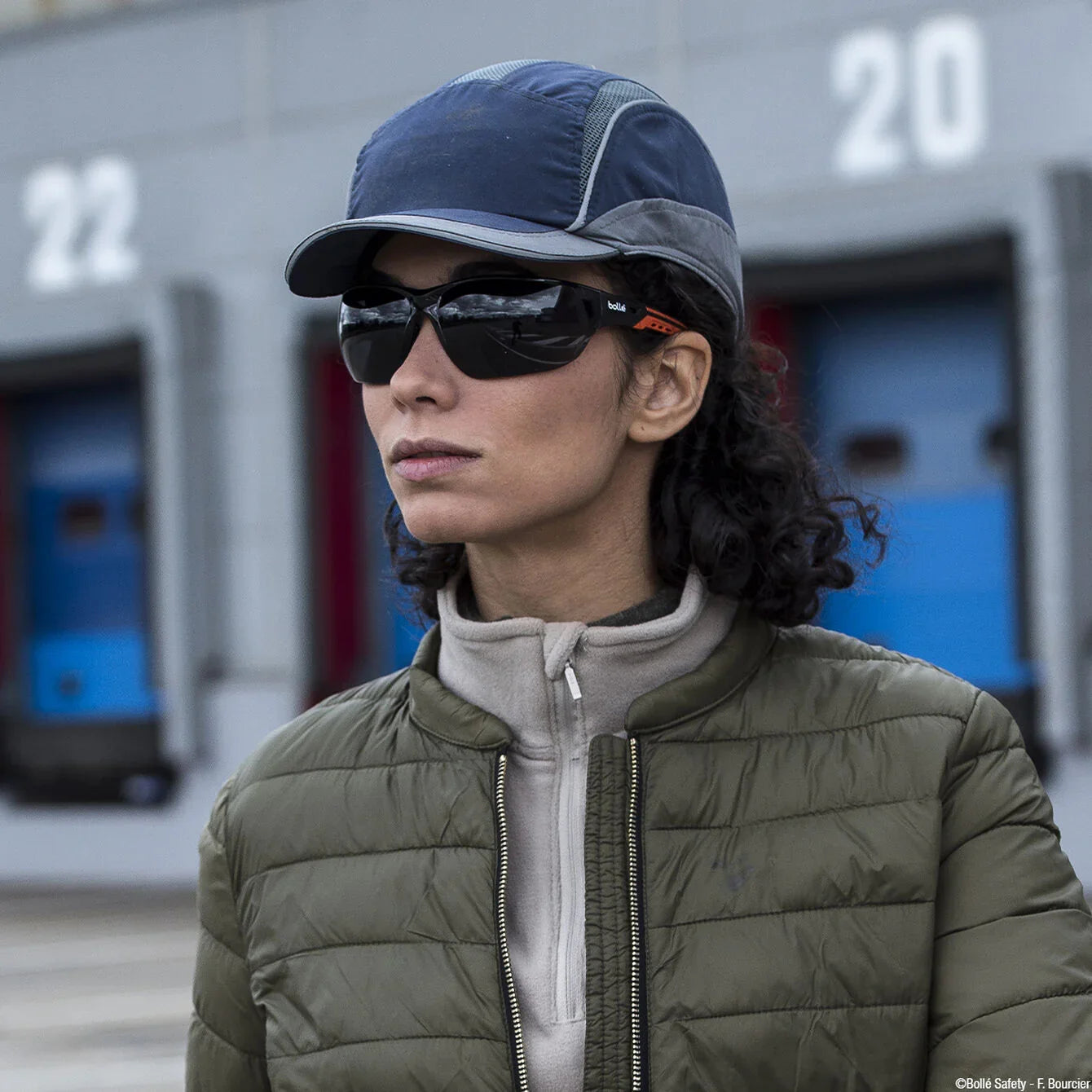 Bolle NESS+ NESSPPSF Safety Glasses Smoke Lens