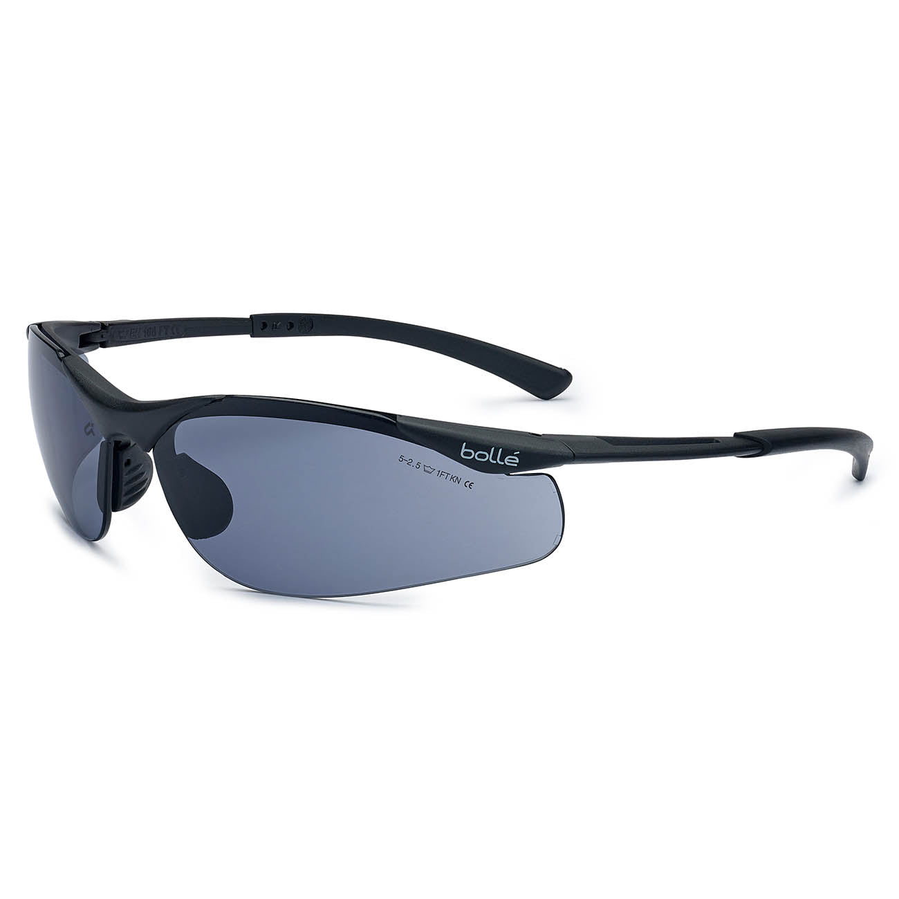 Bolle CONTOUR II BSSI Smoke Lens Safety Glasses - Main Image