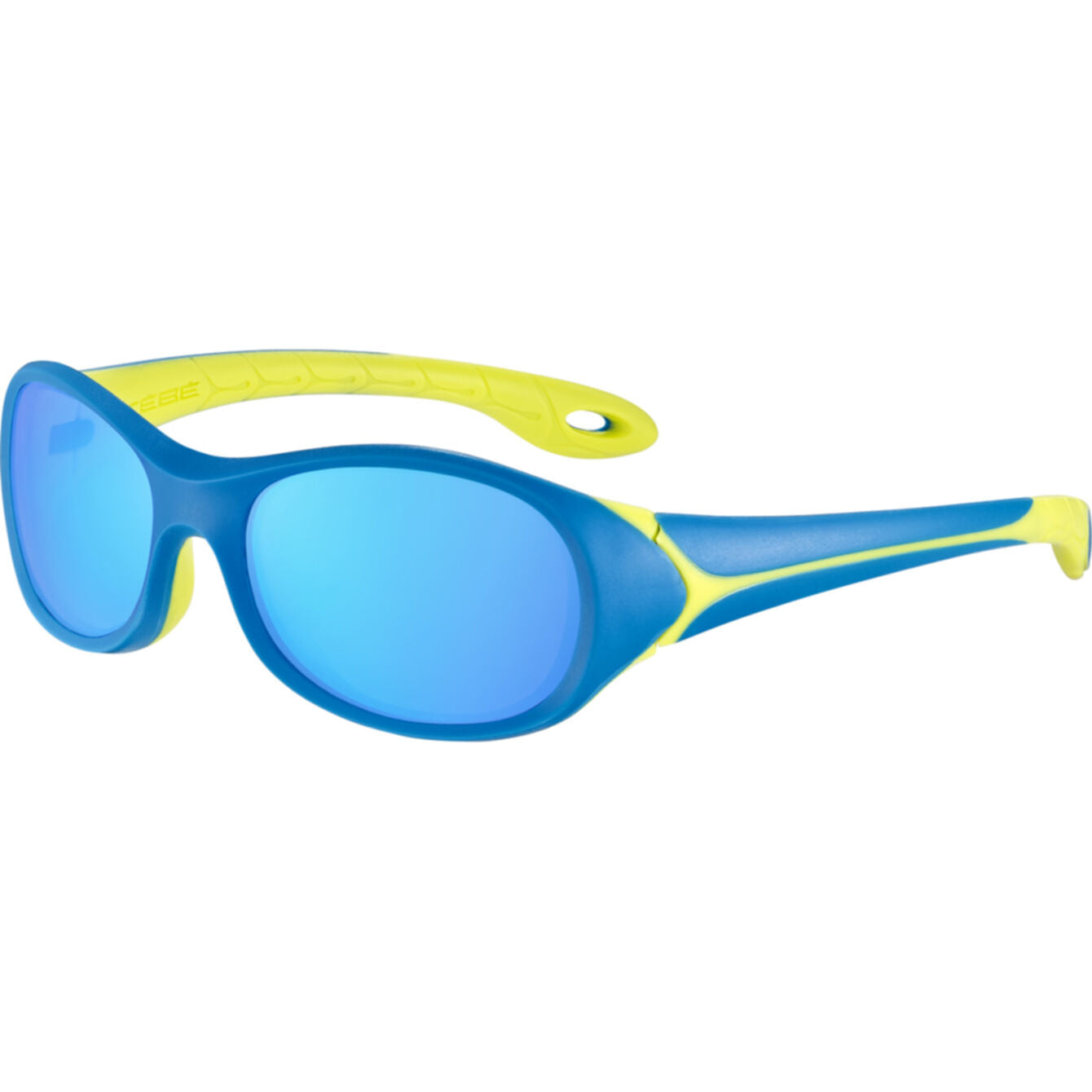 Cebe Junior FLIPPER CBS122 Sunglasses - Blue Lime Matt - Zone Blue Light Grey Cat.3 Blue