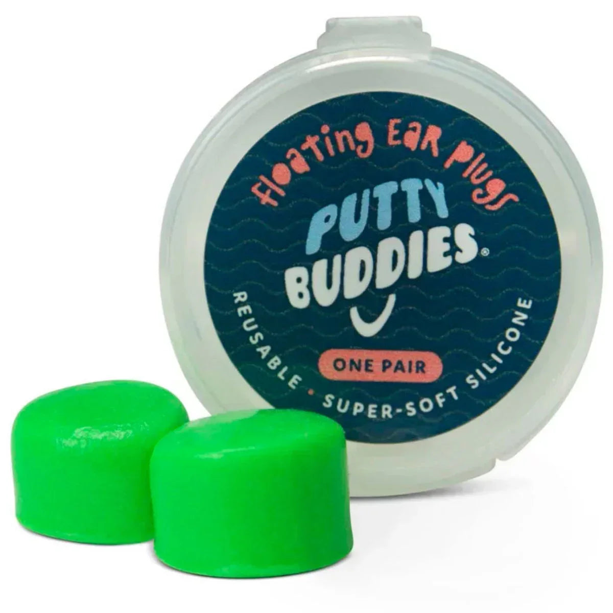 Putty Buddies Floating Ear Plugs Green