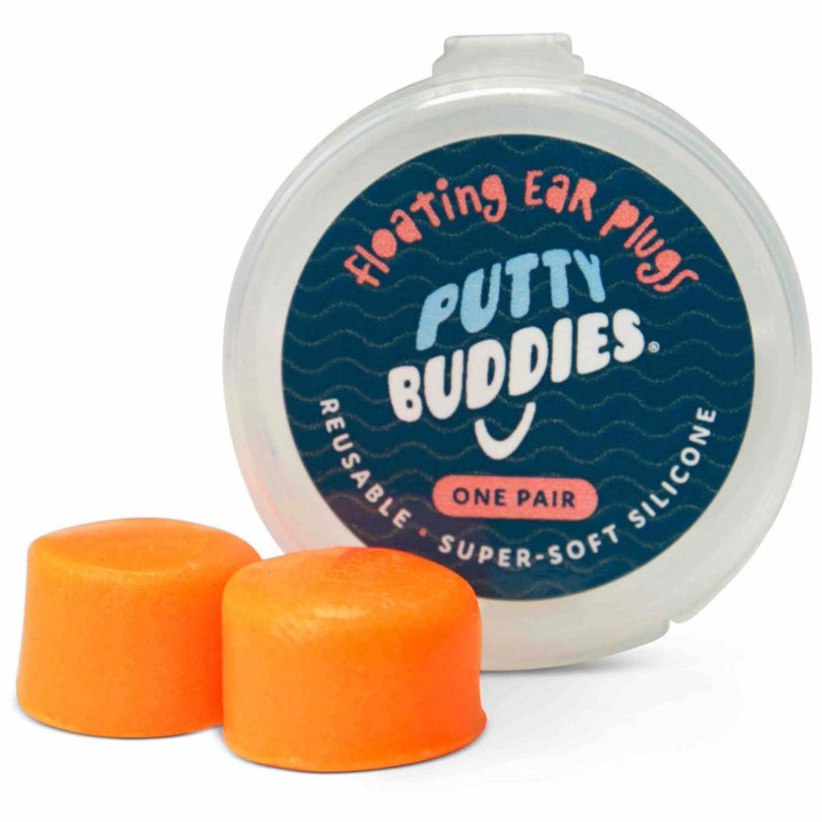 Putty Buddies Floating Ear Plugs- Orange