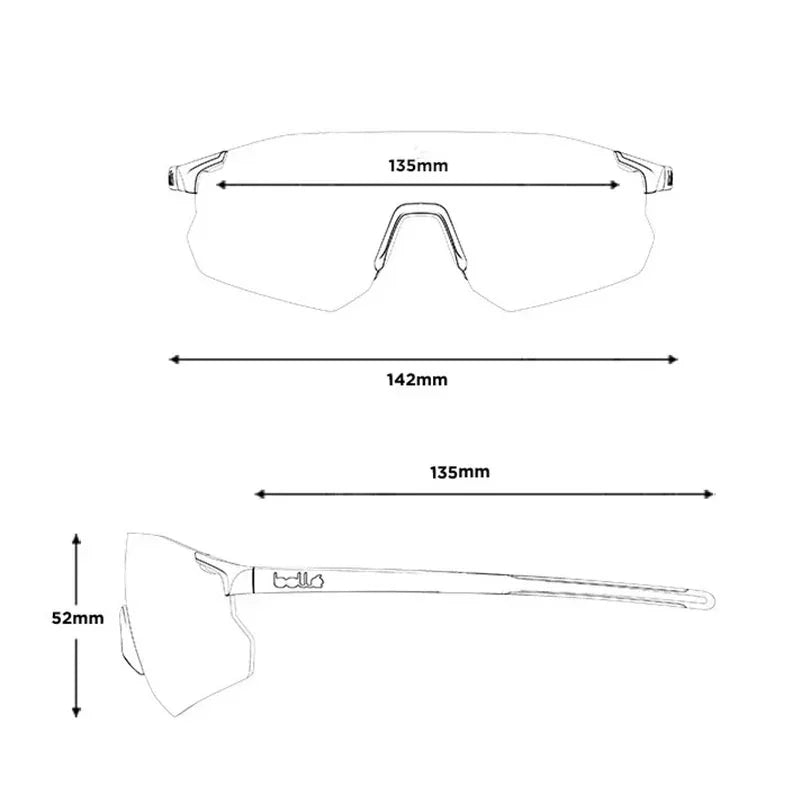 Bolle ICARUS BS016001 Sunglasses - Black Matte - TNS