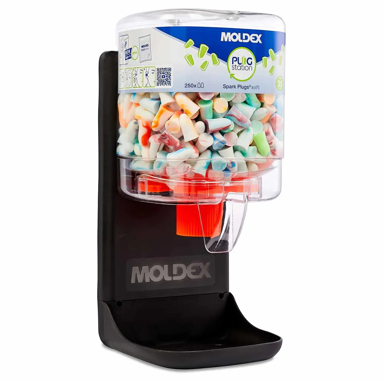 MOLDEX 7825 Spark Plugs Station 250 Pairs SNR 35 dB