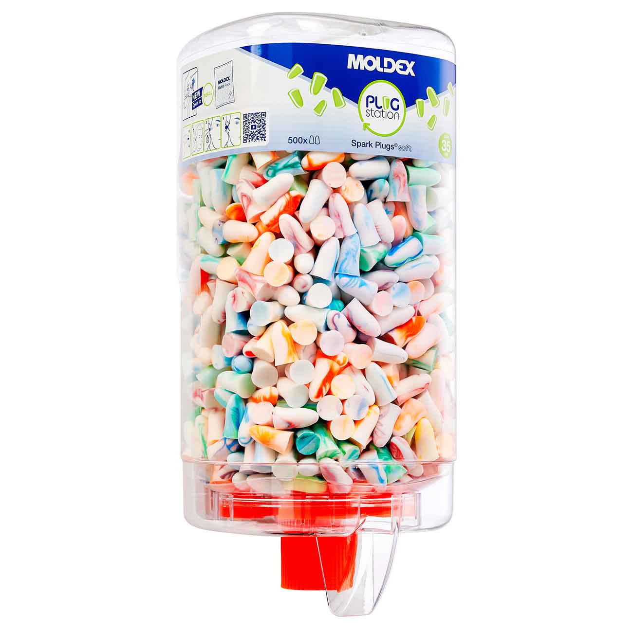 MOLDEX 7850 Spar Plugs Station 500 Pairs SNR 35 dB