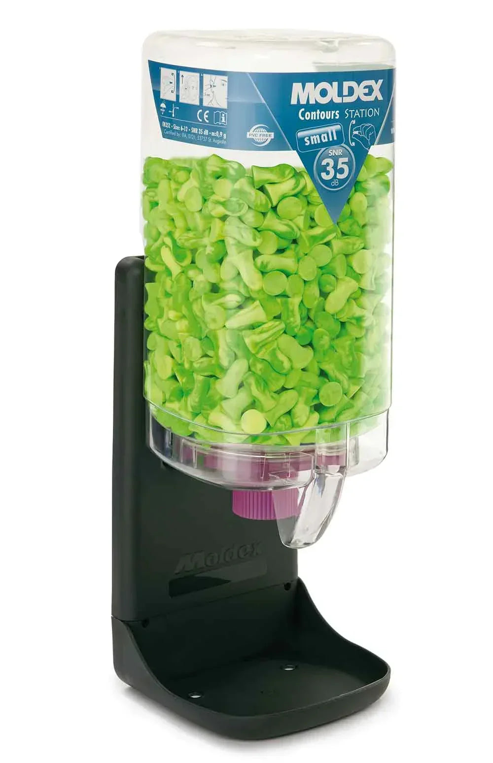 MOLDEX 7453 Contours Dispenser 500 Pairs Small Earplugs