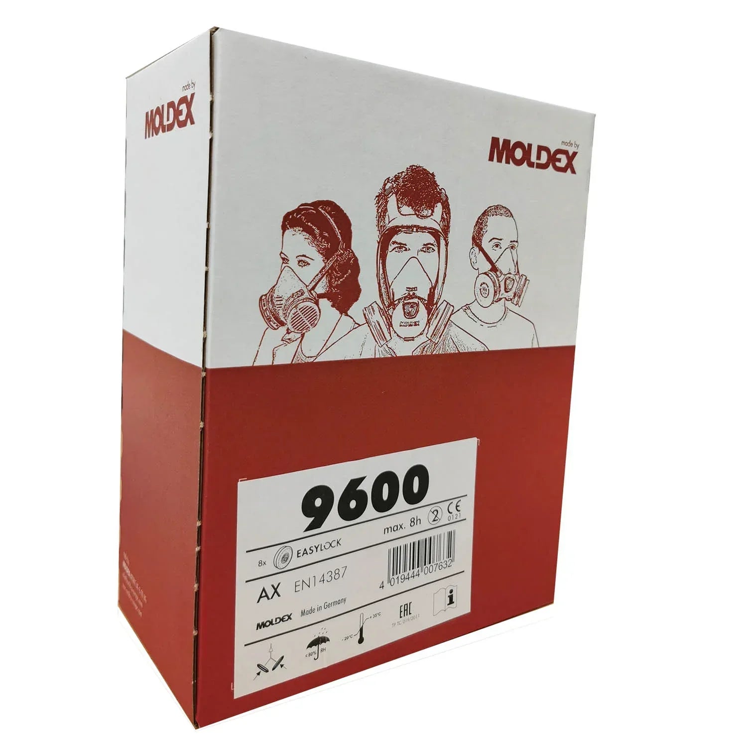 Moldex 9600 AX Gas filter box
