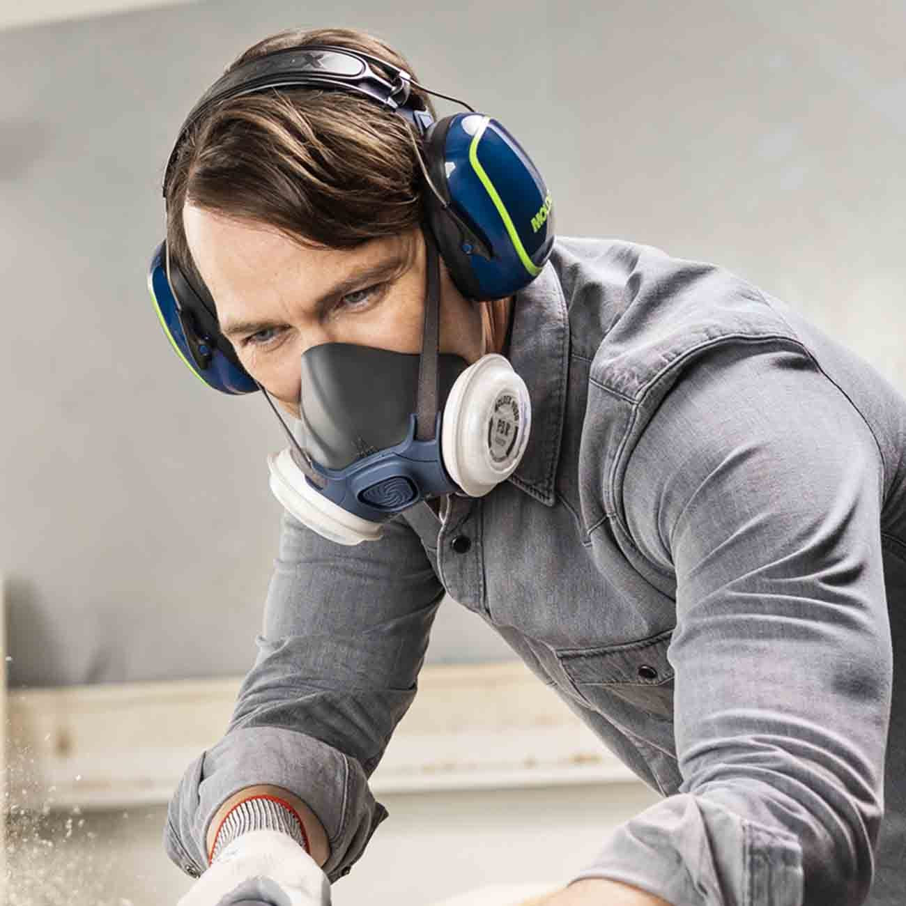 Moldex 7032 - Pre-assembled 7000 Series P3 R Half Mask