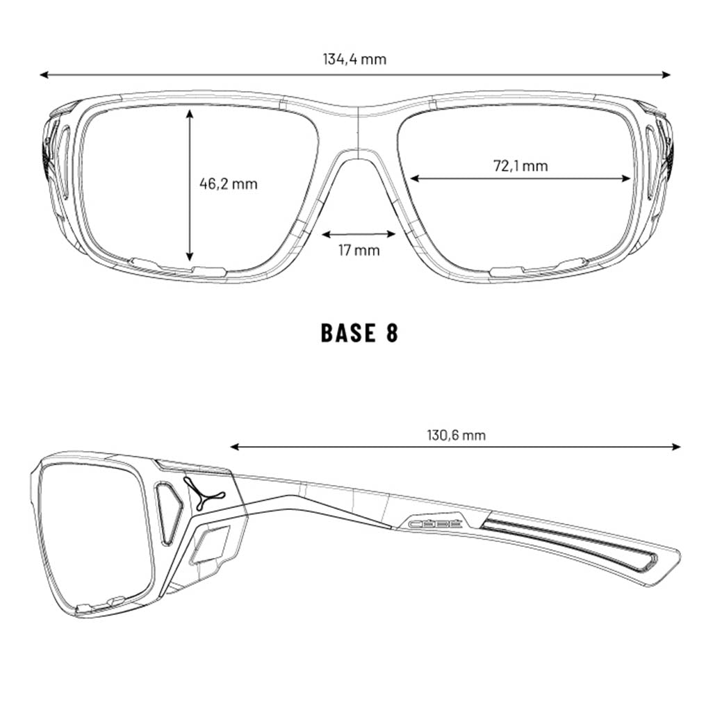 Cebe PROGUIDE Hiking and Mountaineering Sunglasses - CS06701
