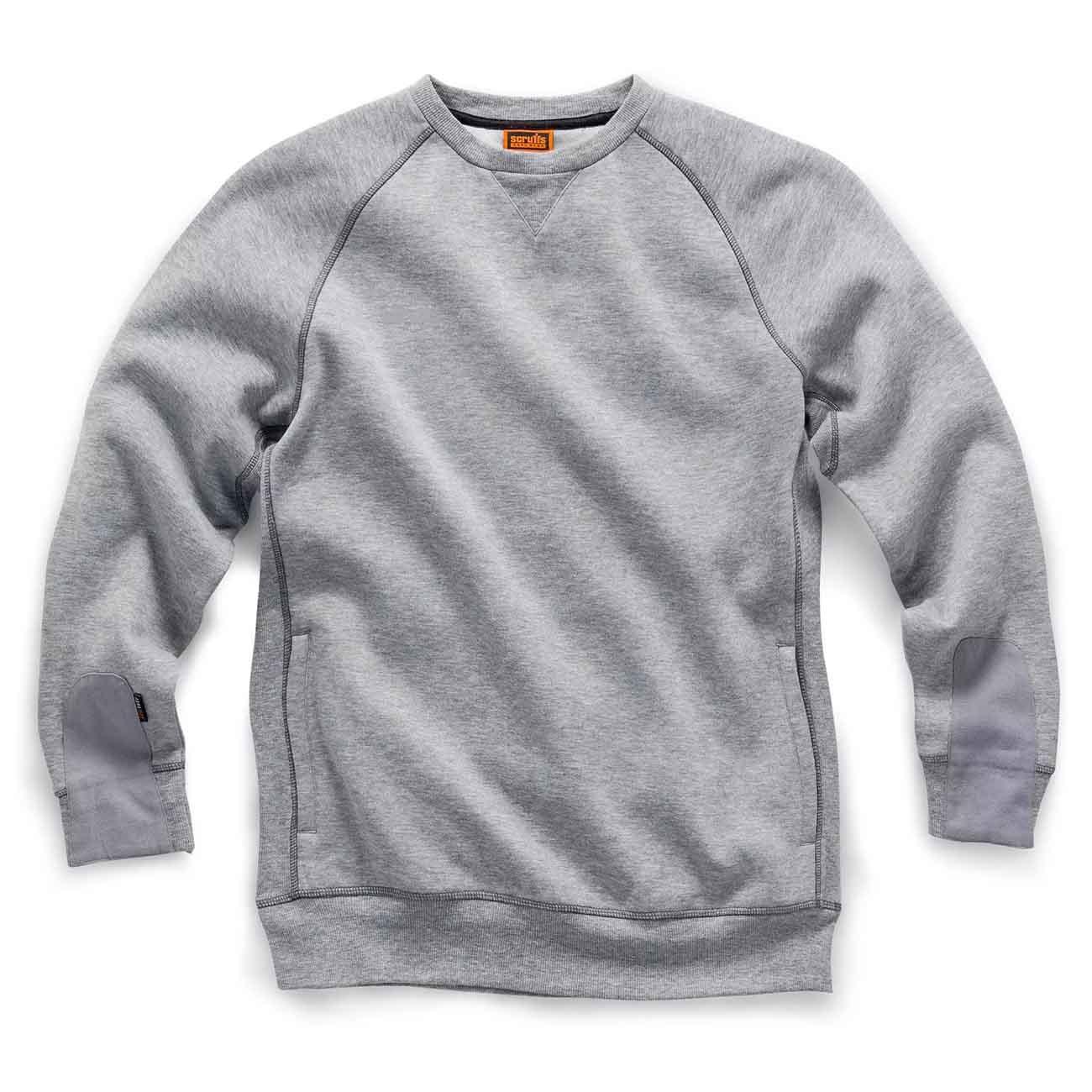 Scruffs Trade Sweatshirt Grey Marl Small