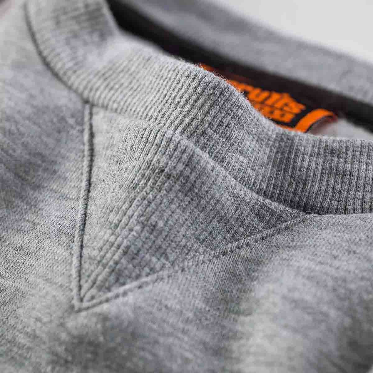 Scruffs Trade Sweatshirt Grey Marl Small