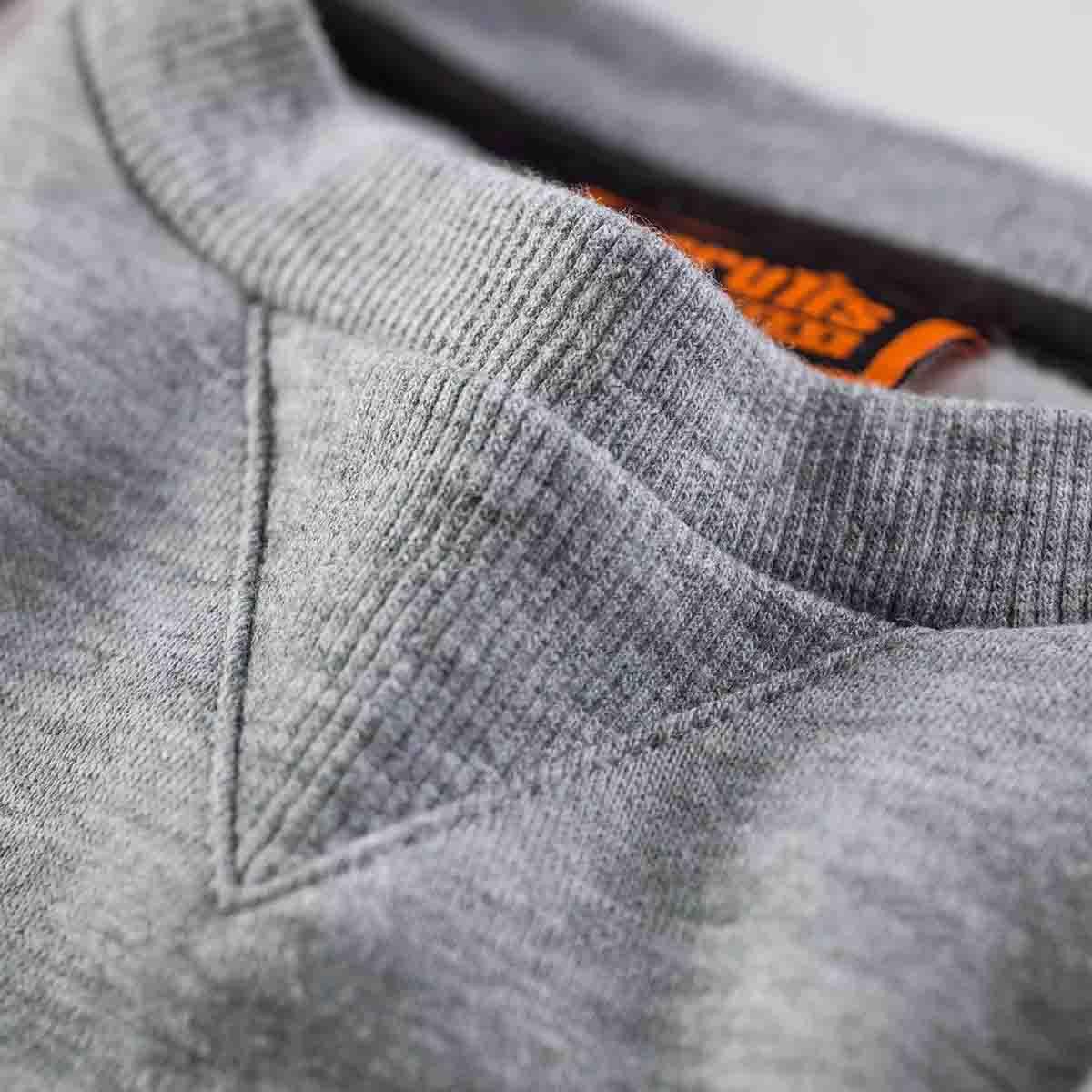 Scruffs Trade Sweatshirt Grey Marl Small