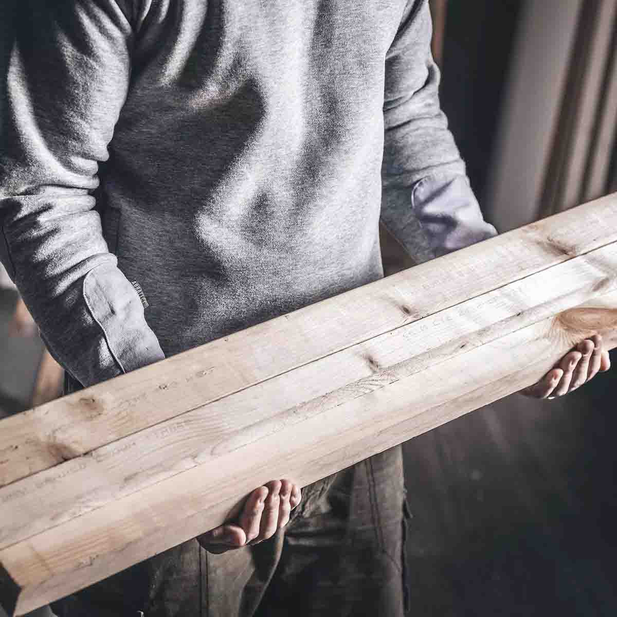 Scruffs Trade Sweatshirt Grey Marl Small