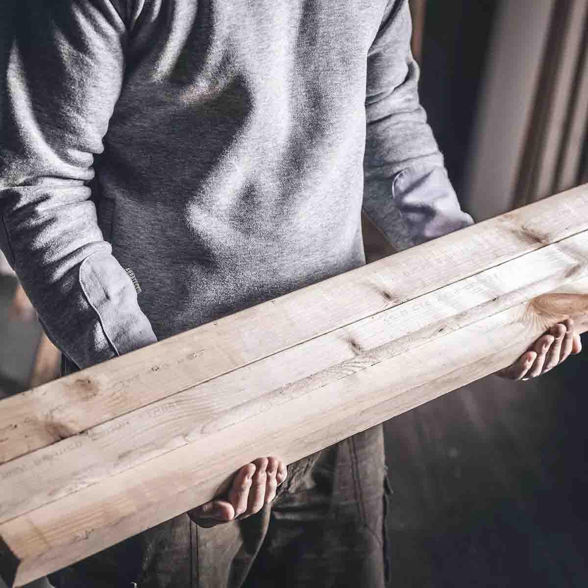 Scruffs Trade Sweatshirt Grey Marl Small