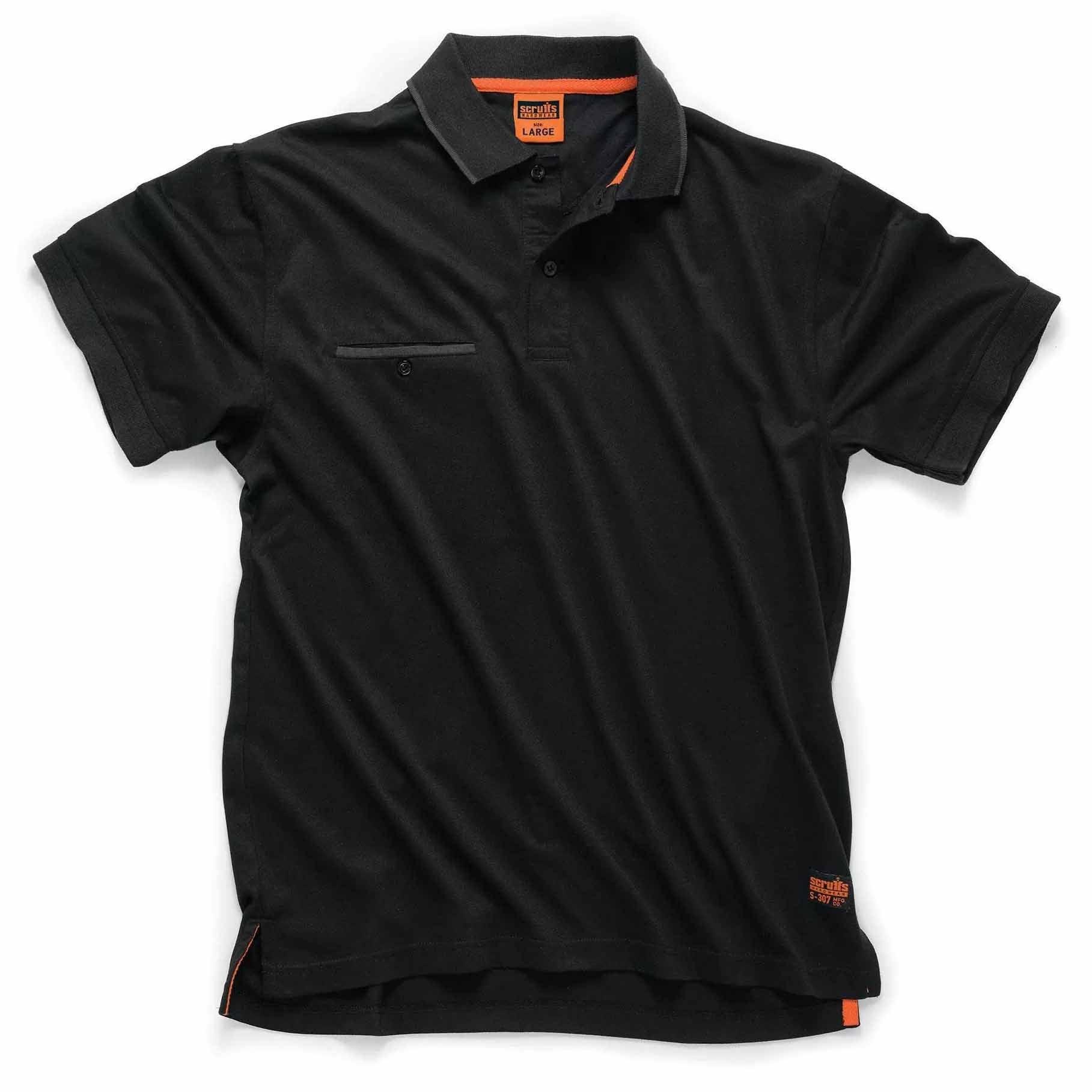Scruffs Worker Polo - Black