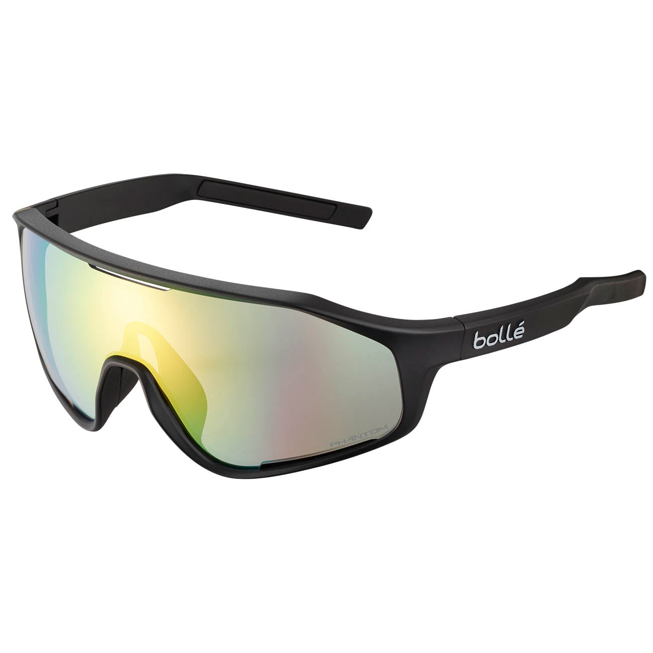 Bolle SHIFTER BS010005 Sunglasses - Black Matte - Phantom Clear Green