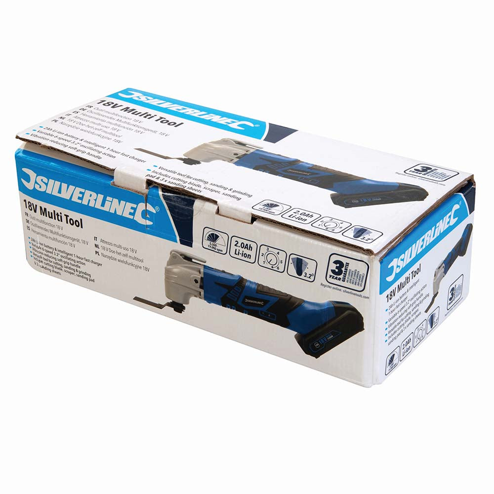 Silverline 948829 18V Cordless Multi Tool 5#