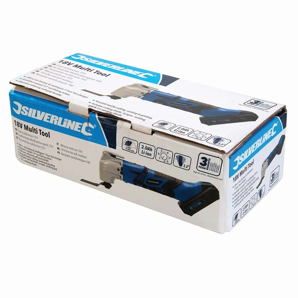 Silverline 948829 18V Cordless Multi Tool 5#