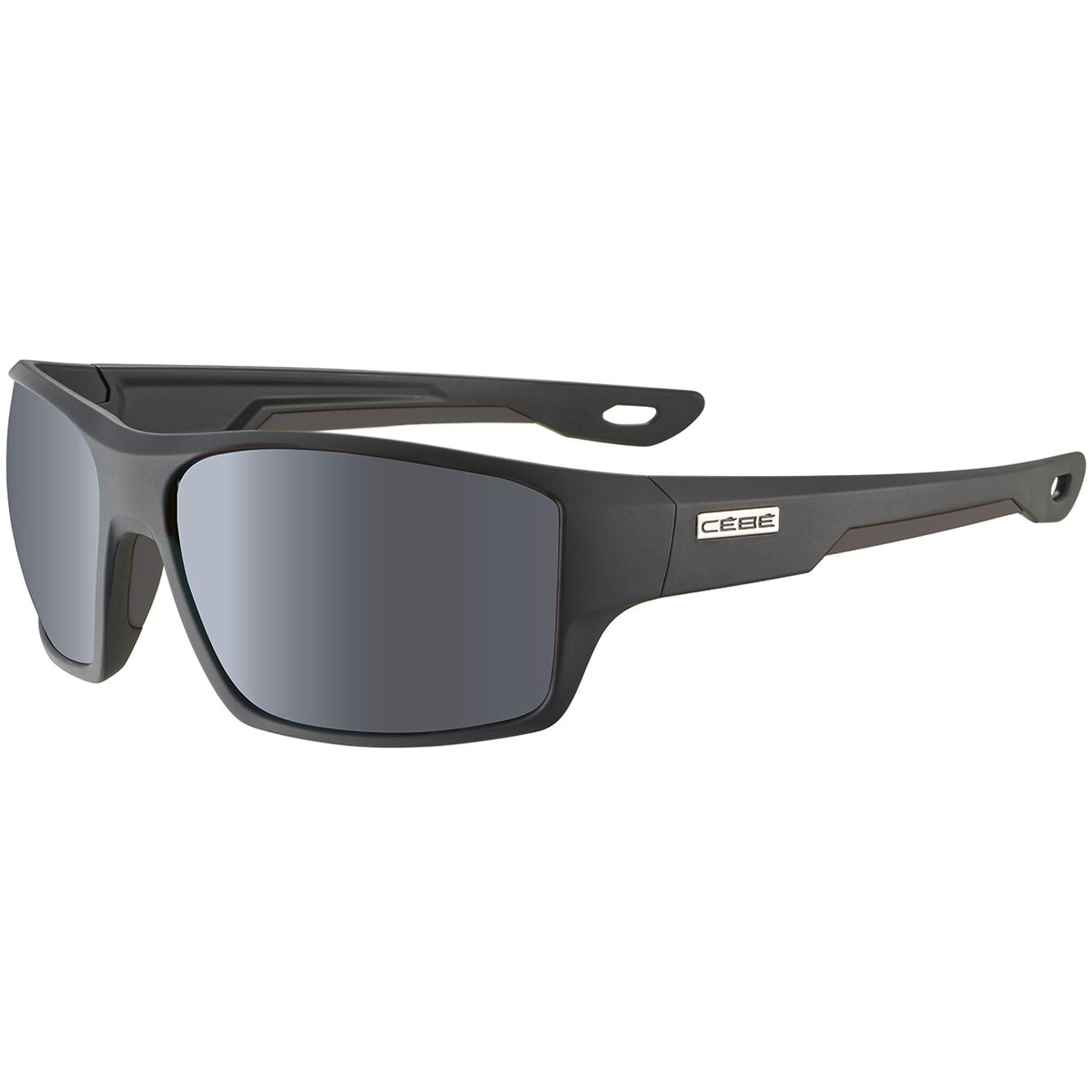 Cebe STRICKLAND CS08601 - Black Matte - Zone Polarized Grey Cat.3 Silver