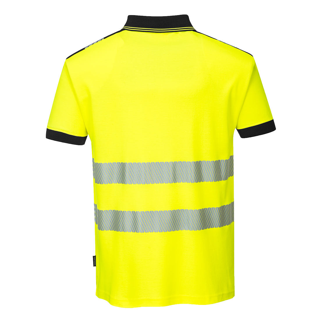 Portwest T180 PW3 Hi-Vis Polo Shirt S/S - Yellow/Black