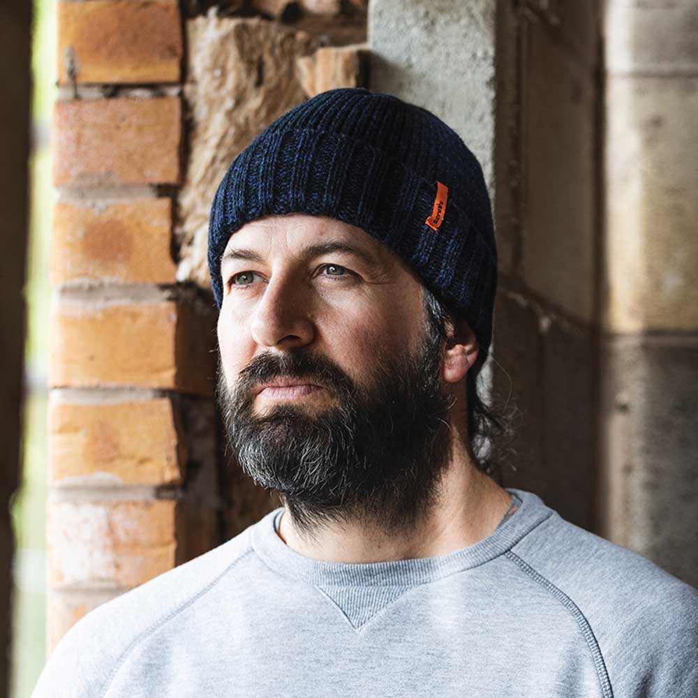 Scruffs Trade Beanie Navy and Black