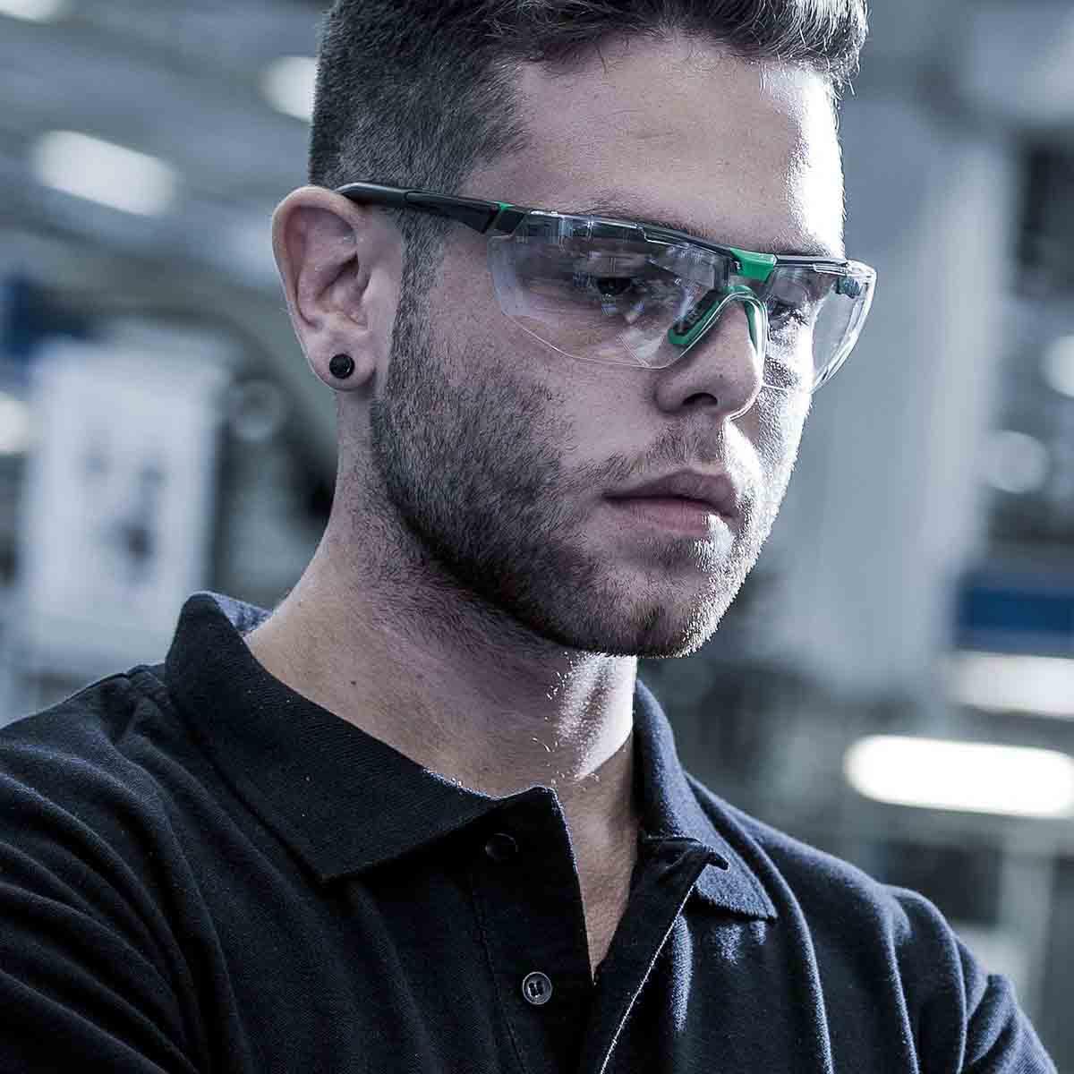 Univet 5X1 Clear Lens Safety Glasses - 5X1.03.00.00