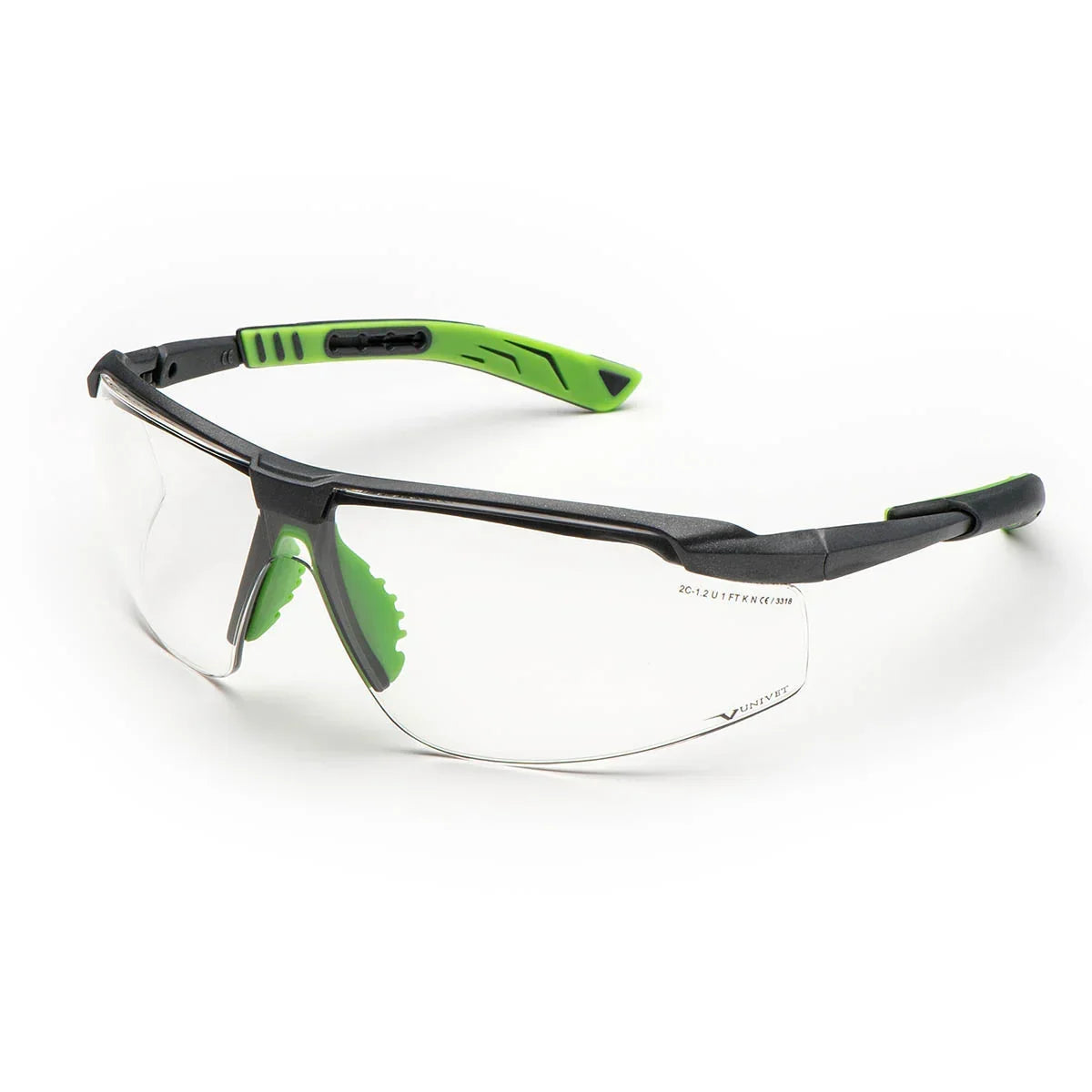 Univet 5X8 Clear Plus Safety Glasses 5X8.03.11.00