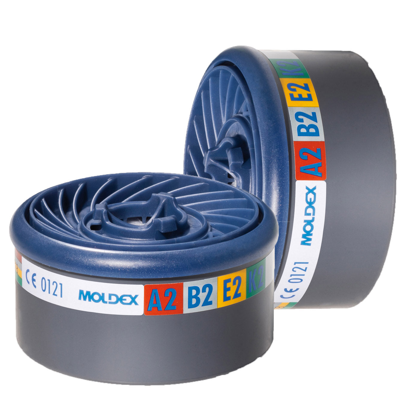 Moldex 9800 EasyLock A2B2E2K2 Gas Filters  pair