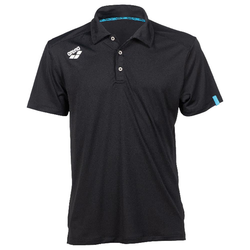 Arena Unisex Team Solid Polo Shirt Black