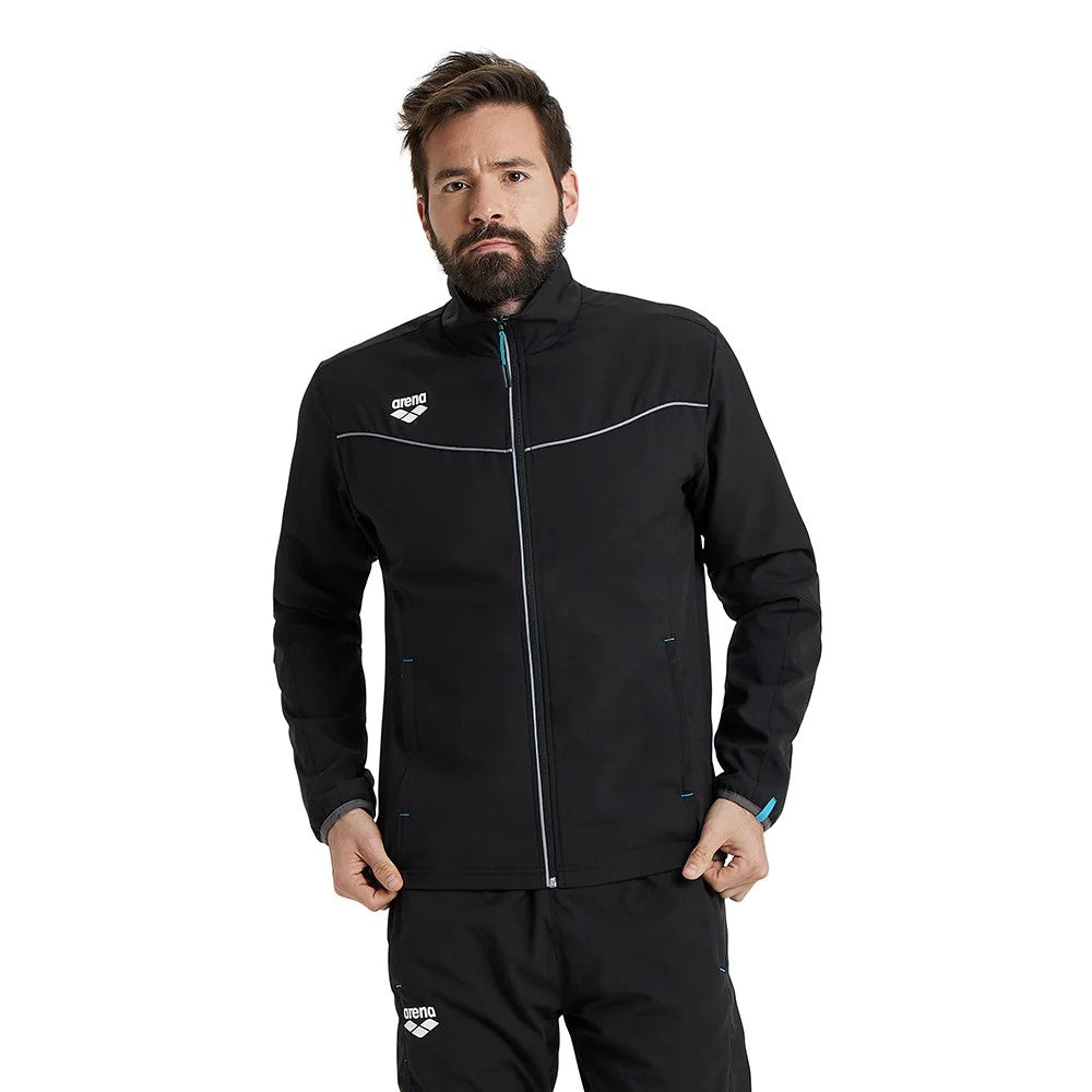 004909 Arena team jacket panel black