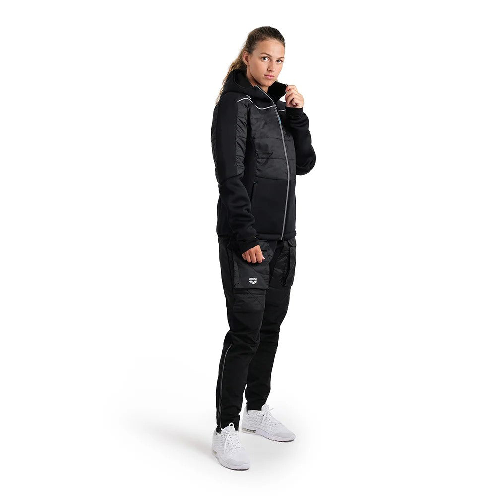 Arena Unisex Team Hooded Half-Quilted Jacket