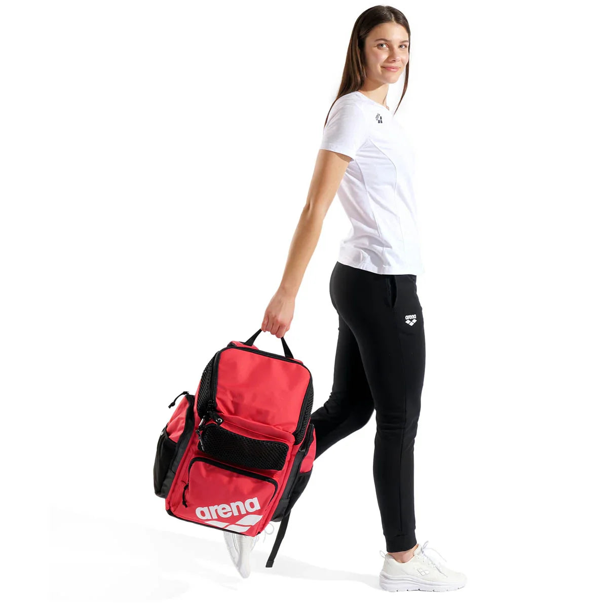 45L Red Swim Sports Travel Backpack Arena One Go