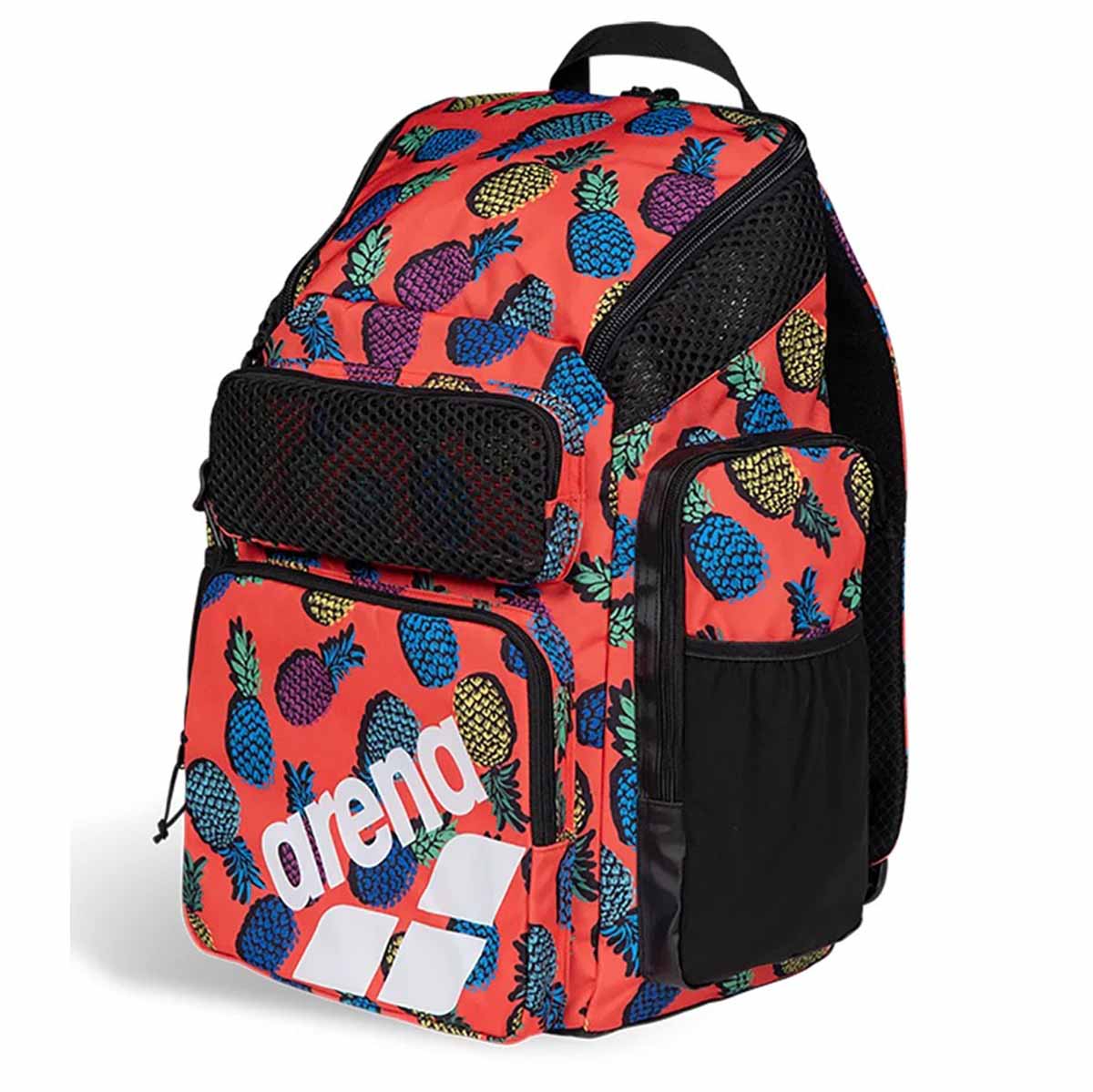 Arena One Go Allover Swim Sports Travel Backpack 45L Pineapples