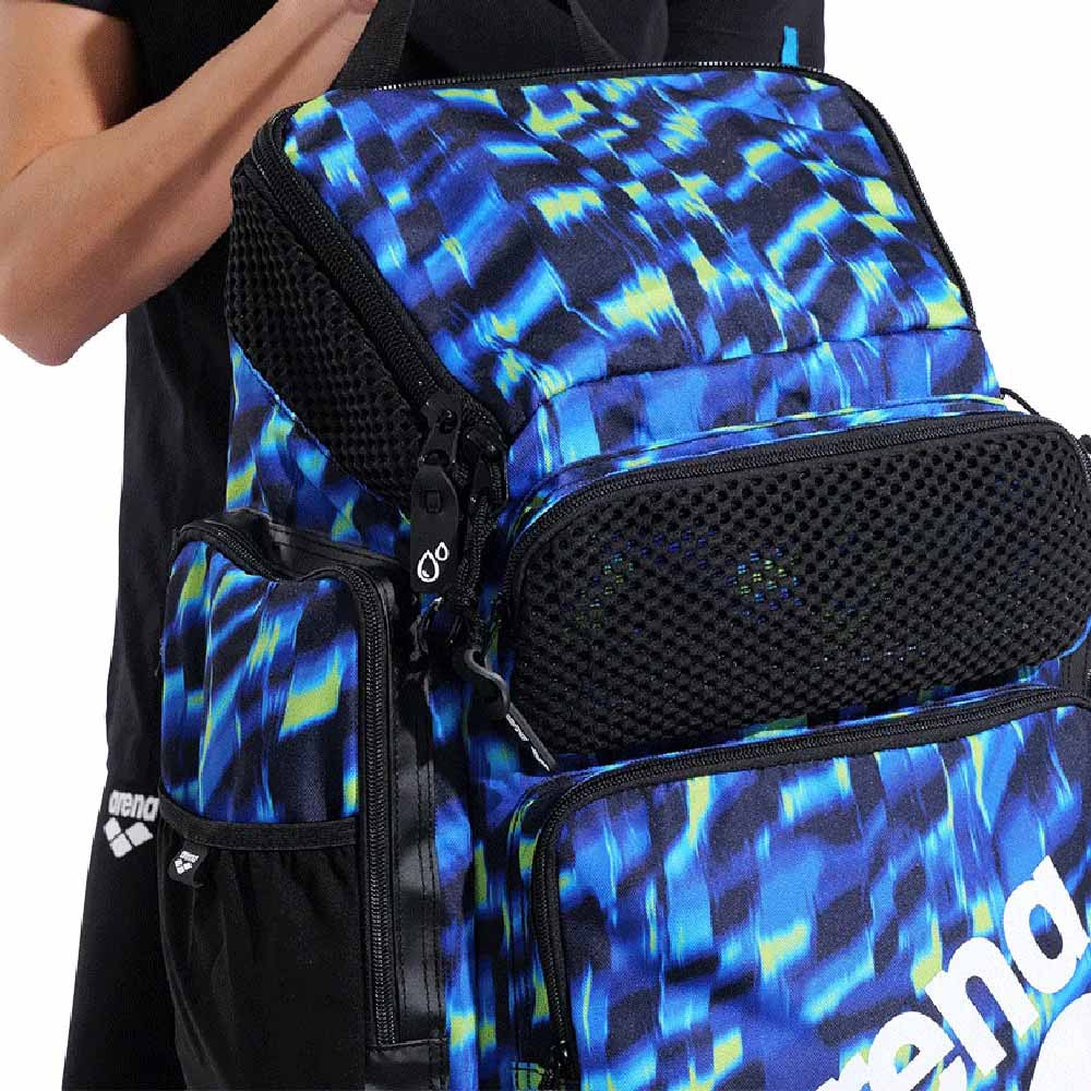 Arena One Go Allover Swim Sports Travel Backpack 45L - Aqua Gleam
