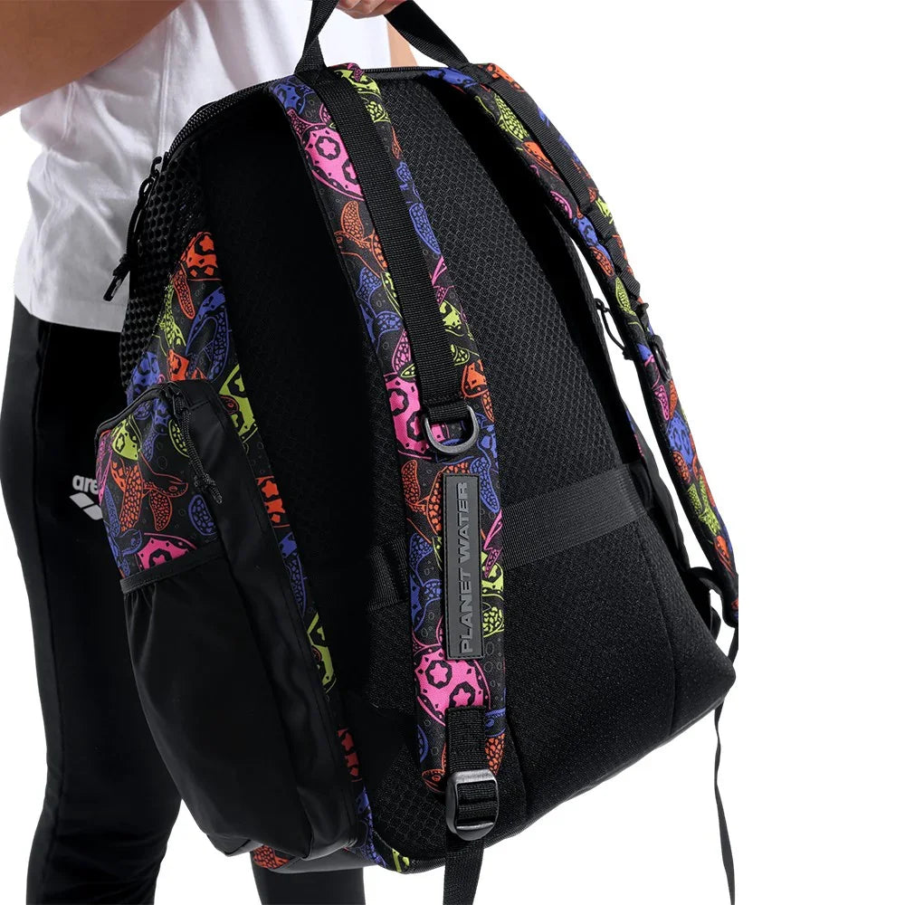 Arena One Go Allover Swim Sports Travel Backpack 45L - Sea Turles