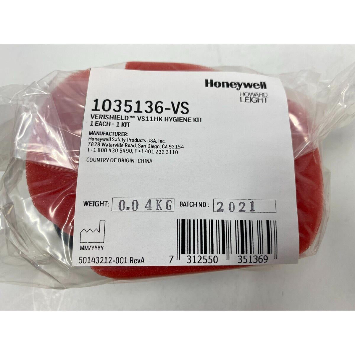 Honeywell 1035136-VS VeriShield VS11HK Hygiene Kit