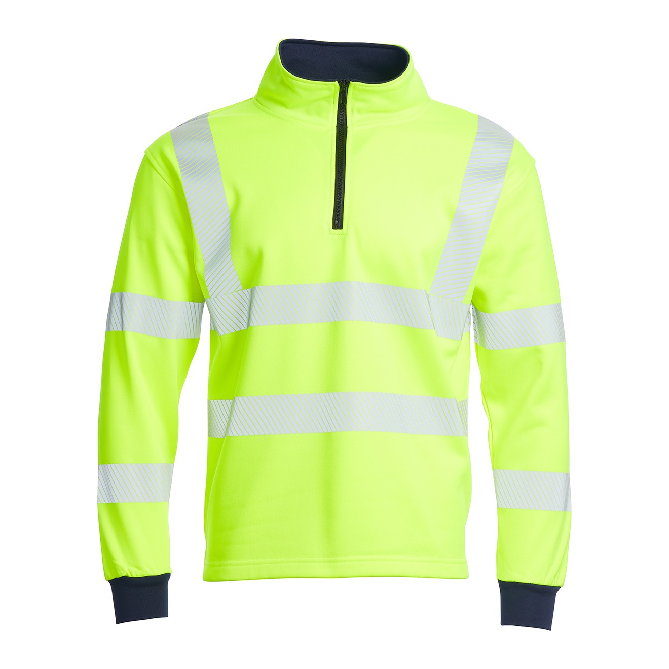 Blackrock Hi-Vis 1/4 Zip Sweatshirt Yellow