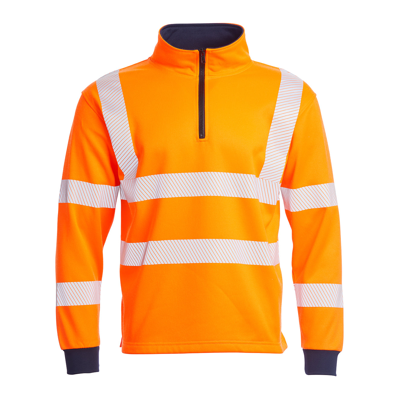 Blackrock Hi-Vis 1/4 Zip Sweatshirt Orange