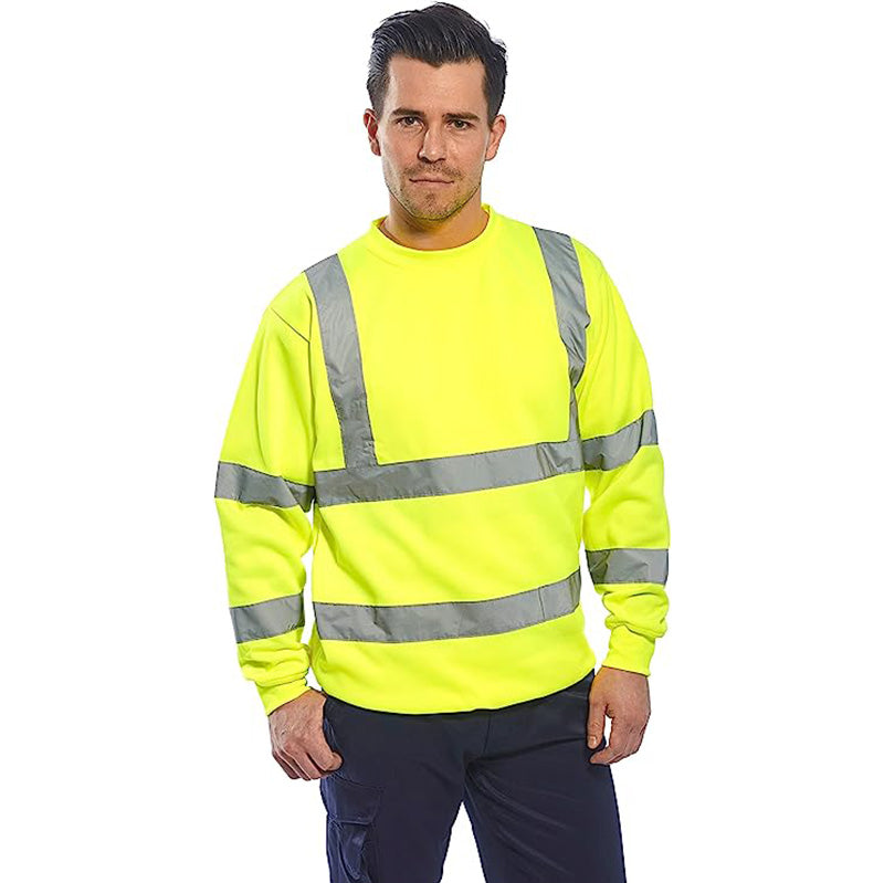 Portwest B303 Hi-Vis Sweatshirt - Yellow