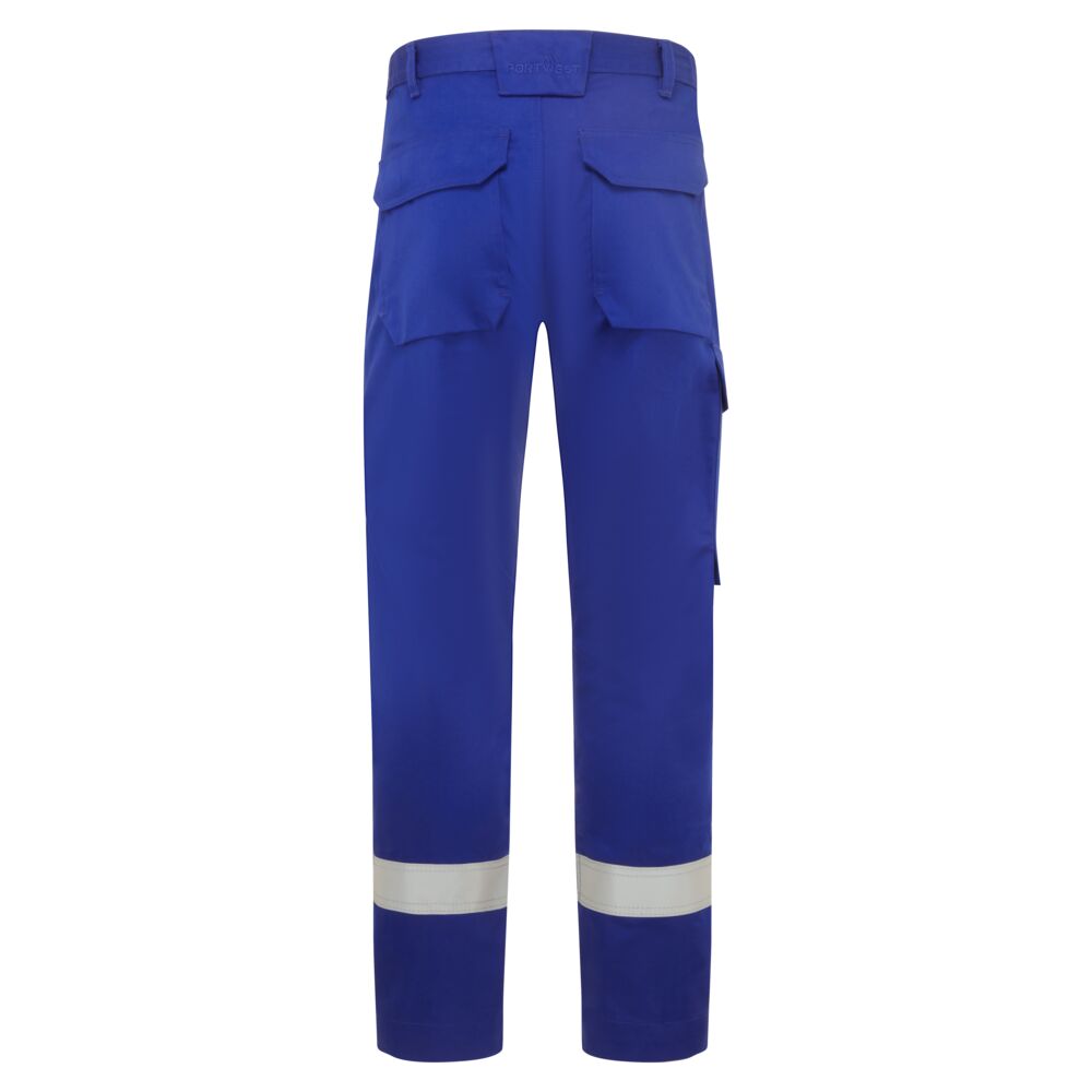 Portwest FR417 Bizflame Work+ FR Trousers Royal Blue