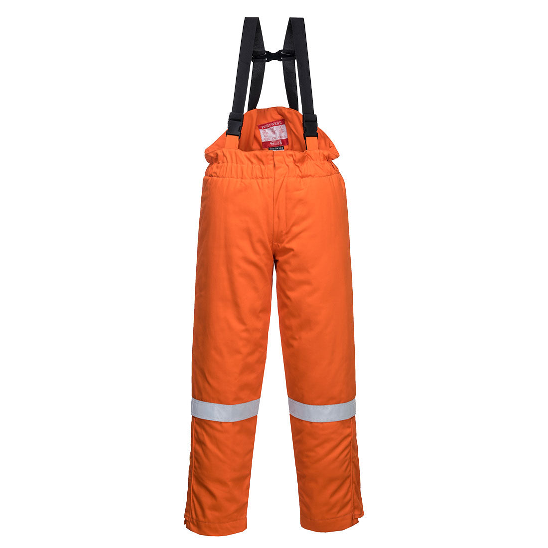 Portwest FR58 FR Anti-Static Winter Salopettes Orange