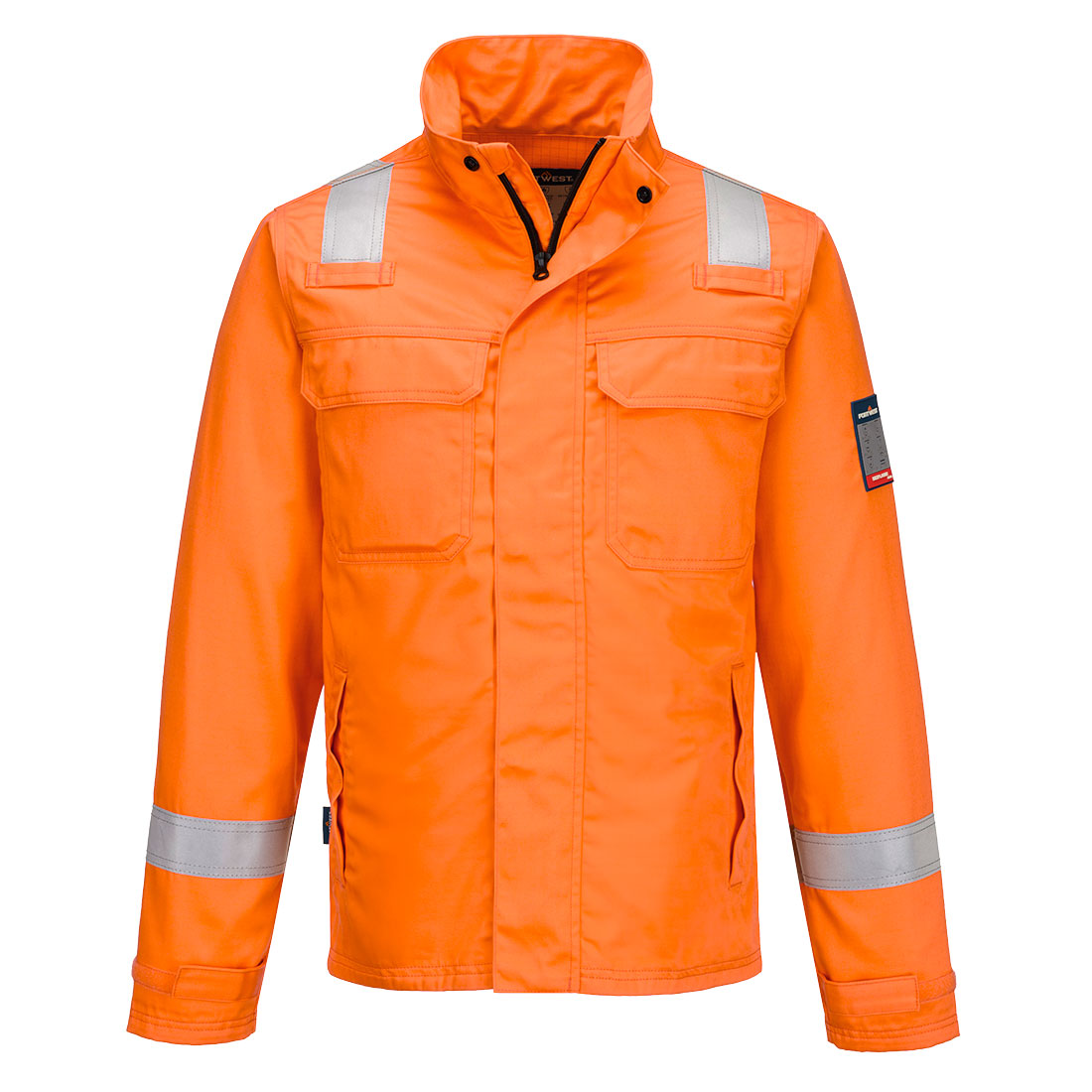 Portwest FR609 FR Chemical Resistant Jacket Orange