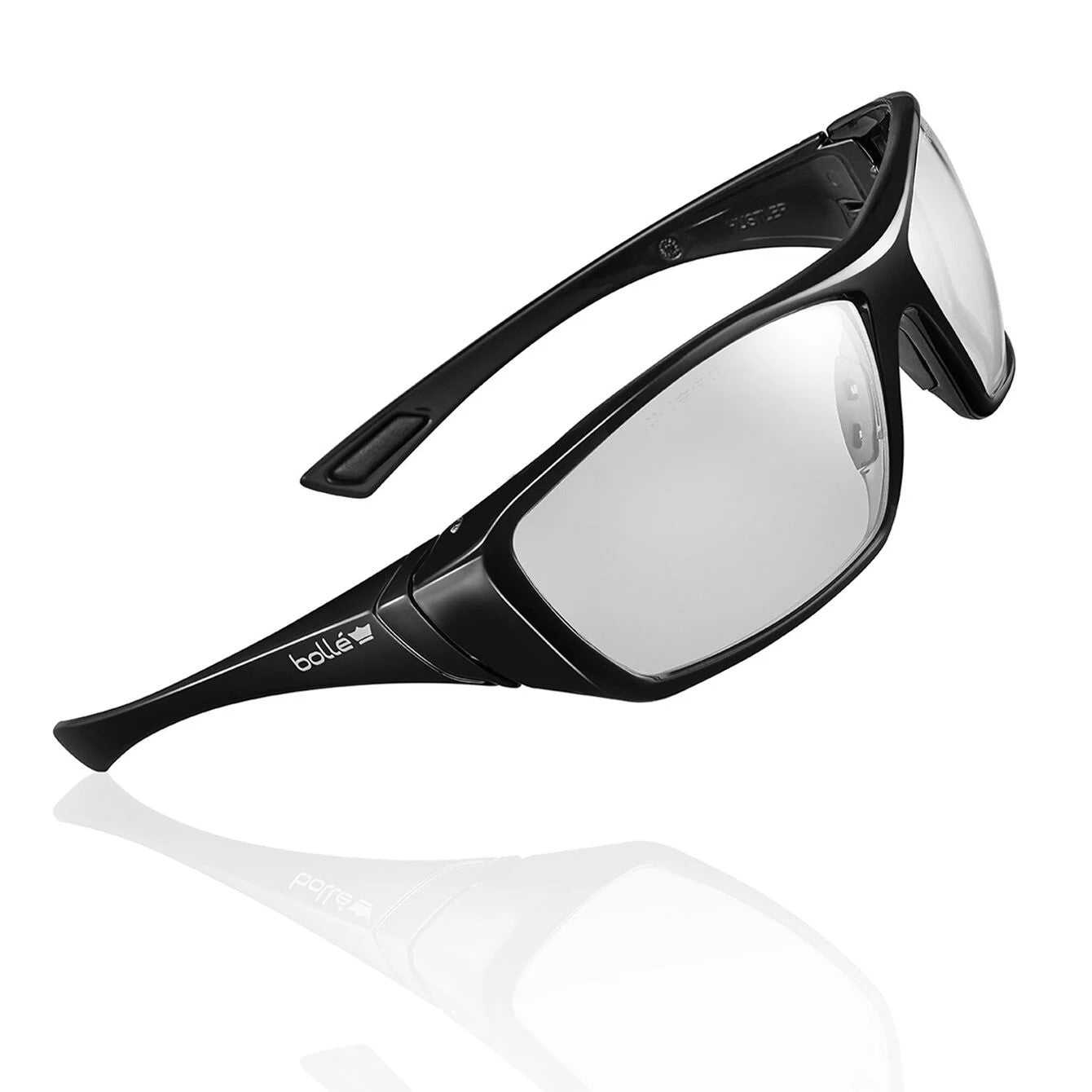 Bolle Hustler clear safety glasses HUSTLN10E