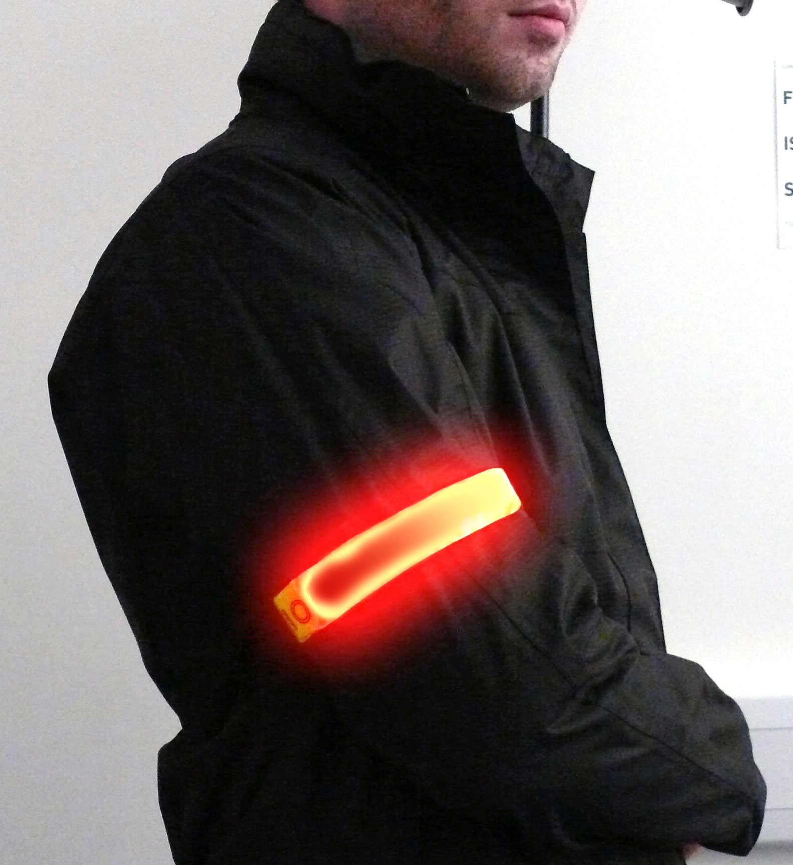 Portwest HV05 Illuminated Flashing Armband Model