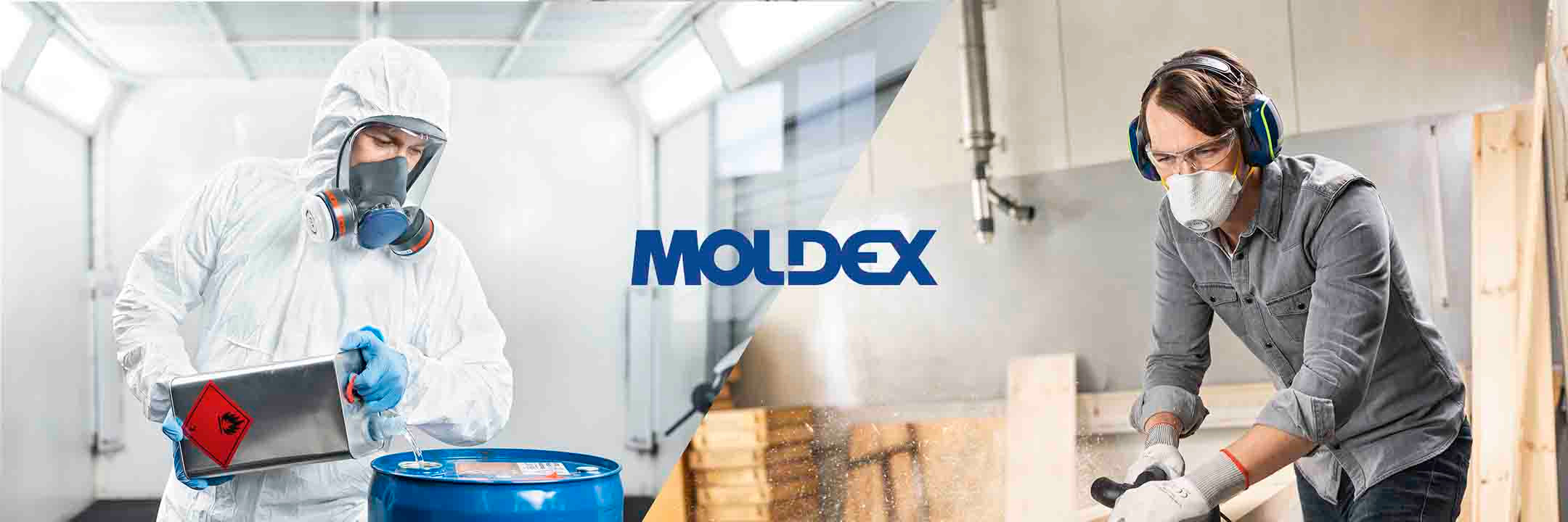 Moldex Respirator Half Mask Dust Mask Full Face Mask gas filter and particulate filter - Alive Safety