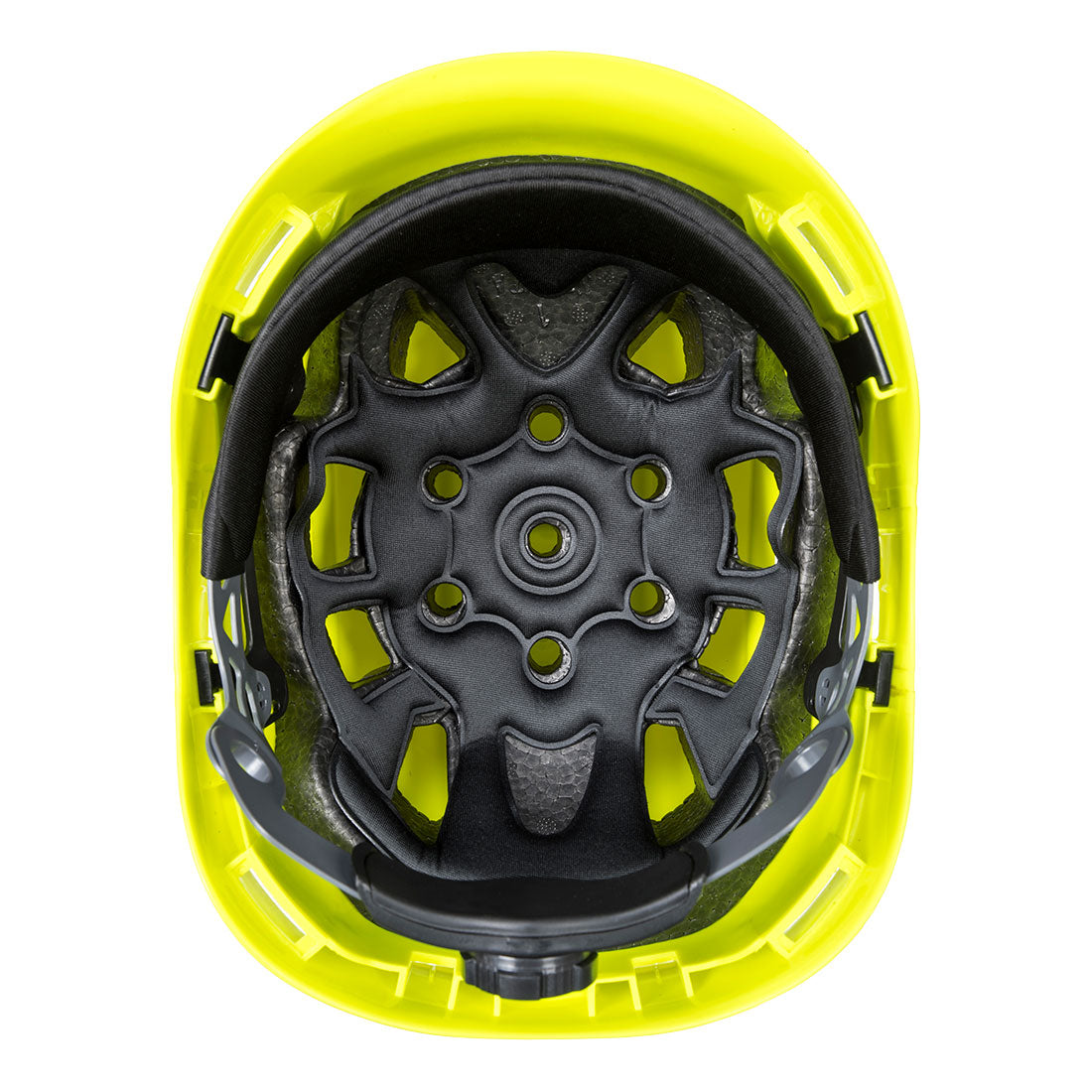 Portwest PS73 Height Endurance Mountaineer Vented Yellow Helmet 