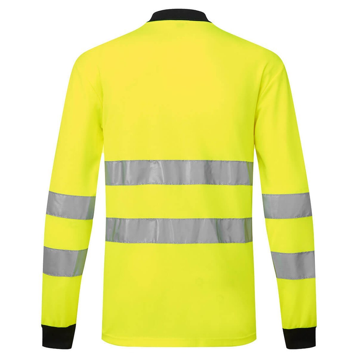 Portwest PW220 PW2 Hi-Vis Polo Shirt Long Sleeve_Yellow