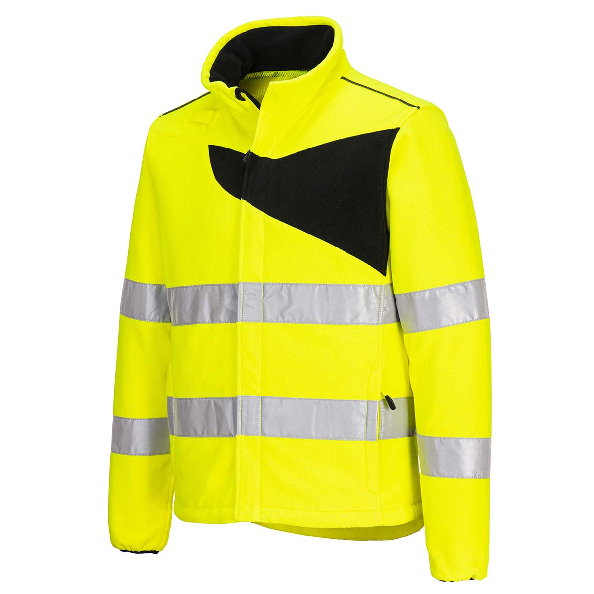 Portwest PW274 PW2 Hi-Vis Fleece - Yellow Black