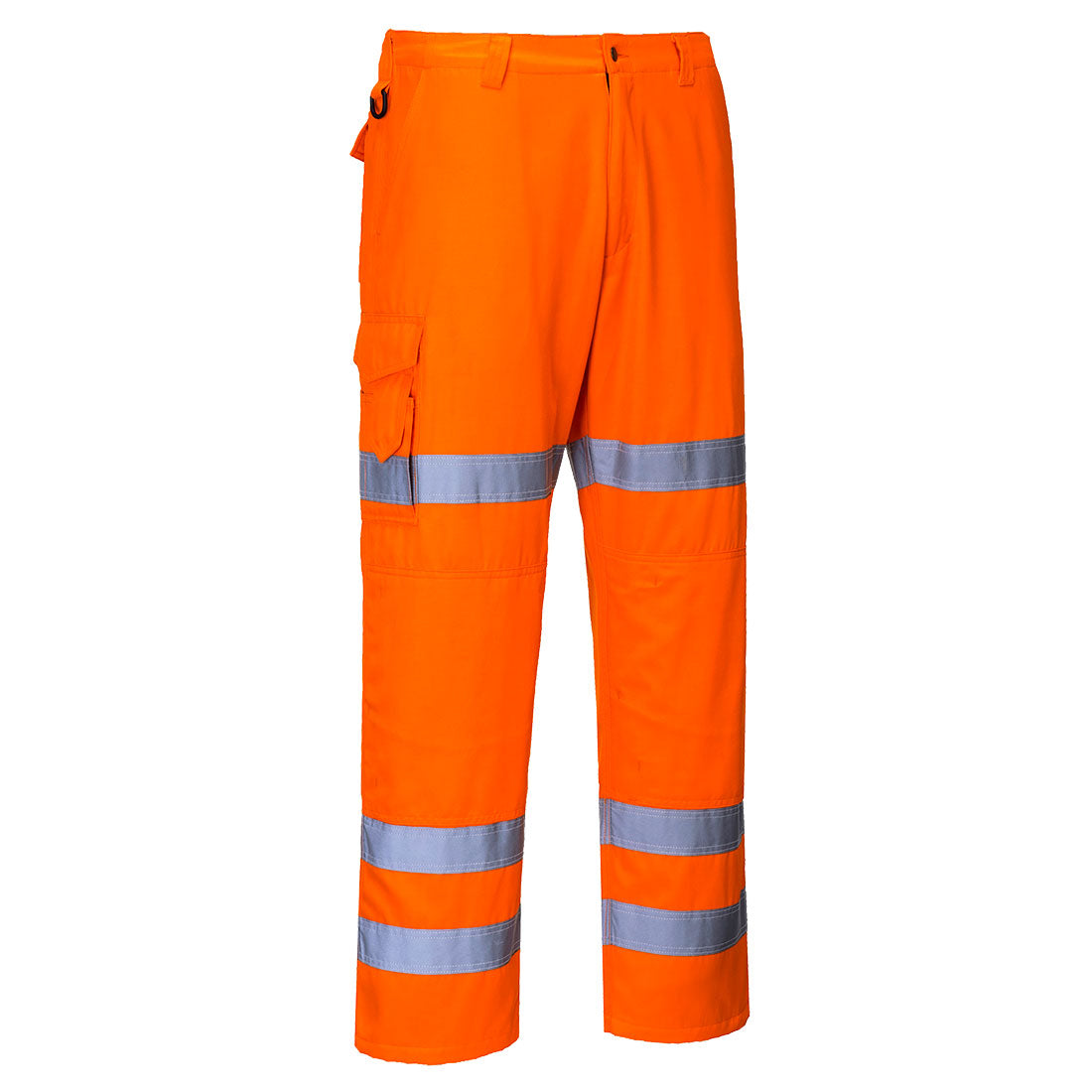 Portwest RT49 Hi-Vis Three Band Work Trousers Orange