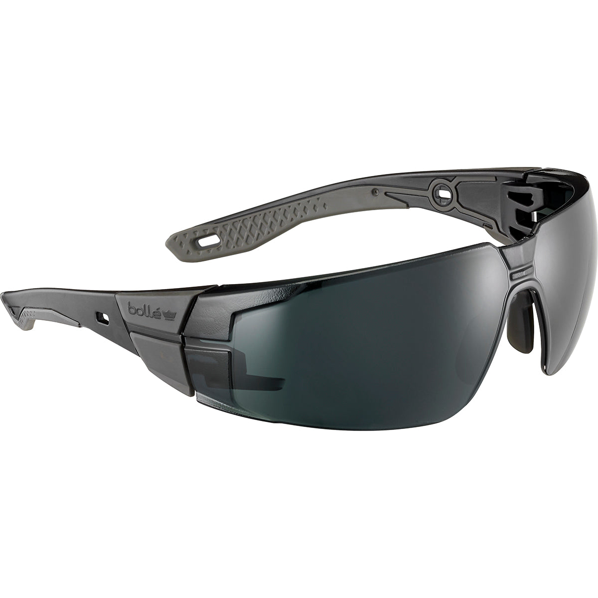Bolle RUSH+ 2.0 Welding 5 Grey Safety Glasses with Black and Grey Frame RUSPMN82E